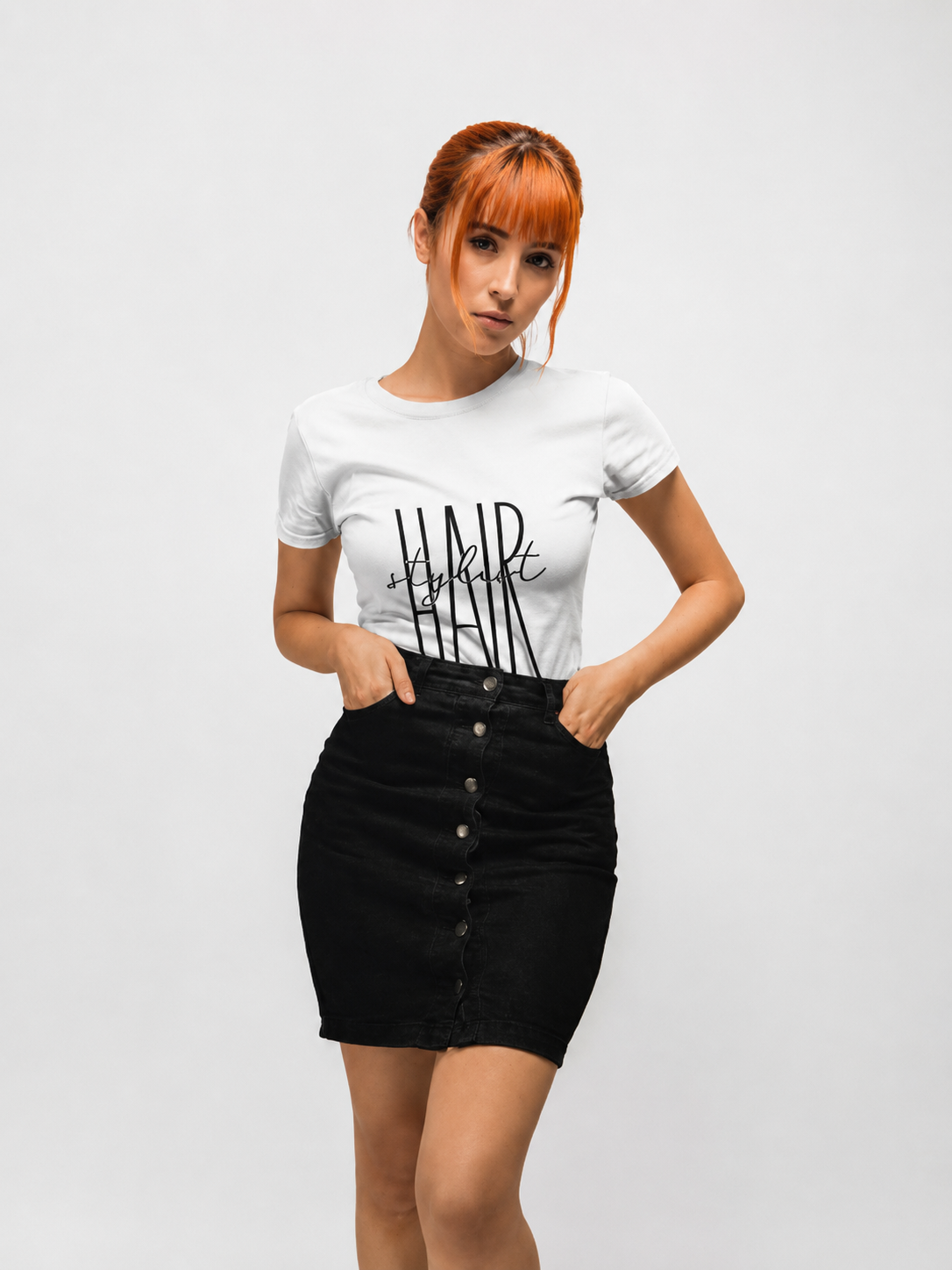 Hair Stylist Tee | Modern Salon Apparel