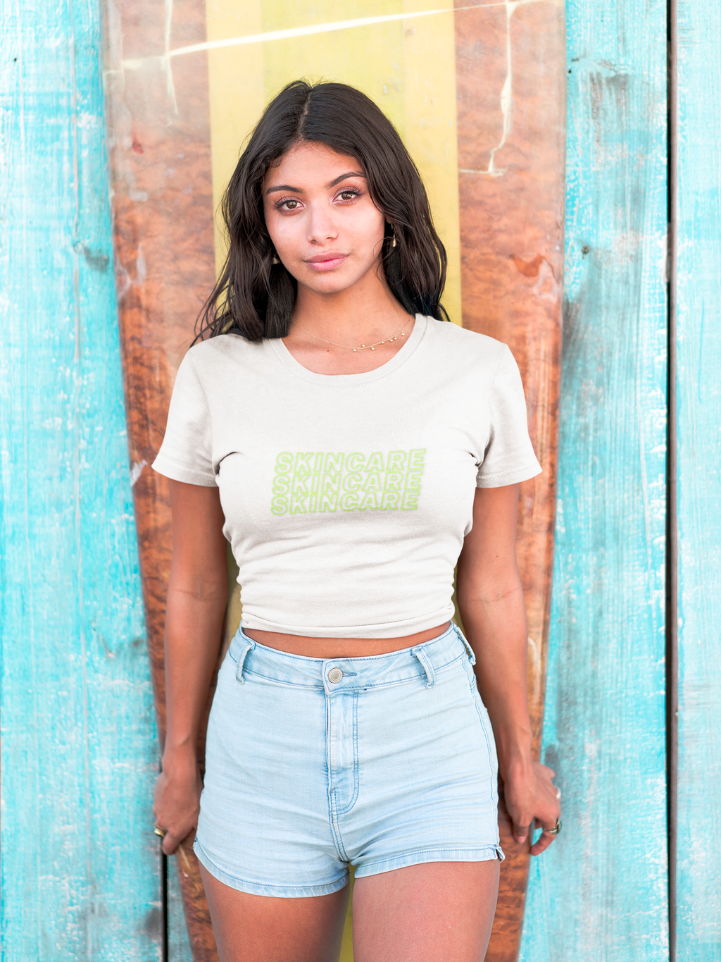 Skin Care Club— Crop Tee