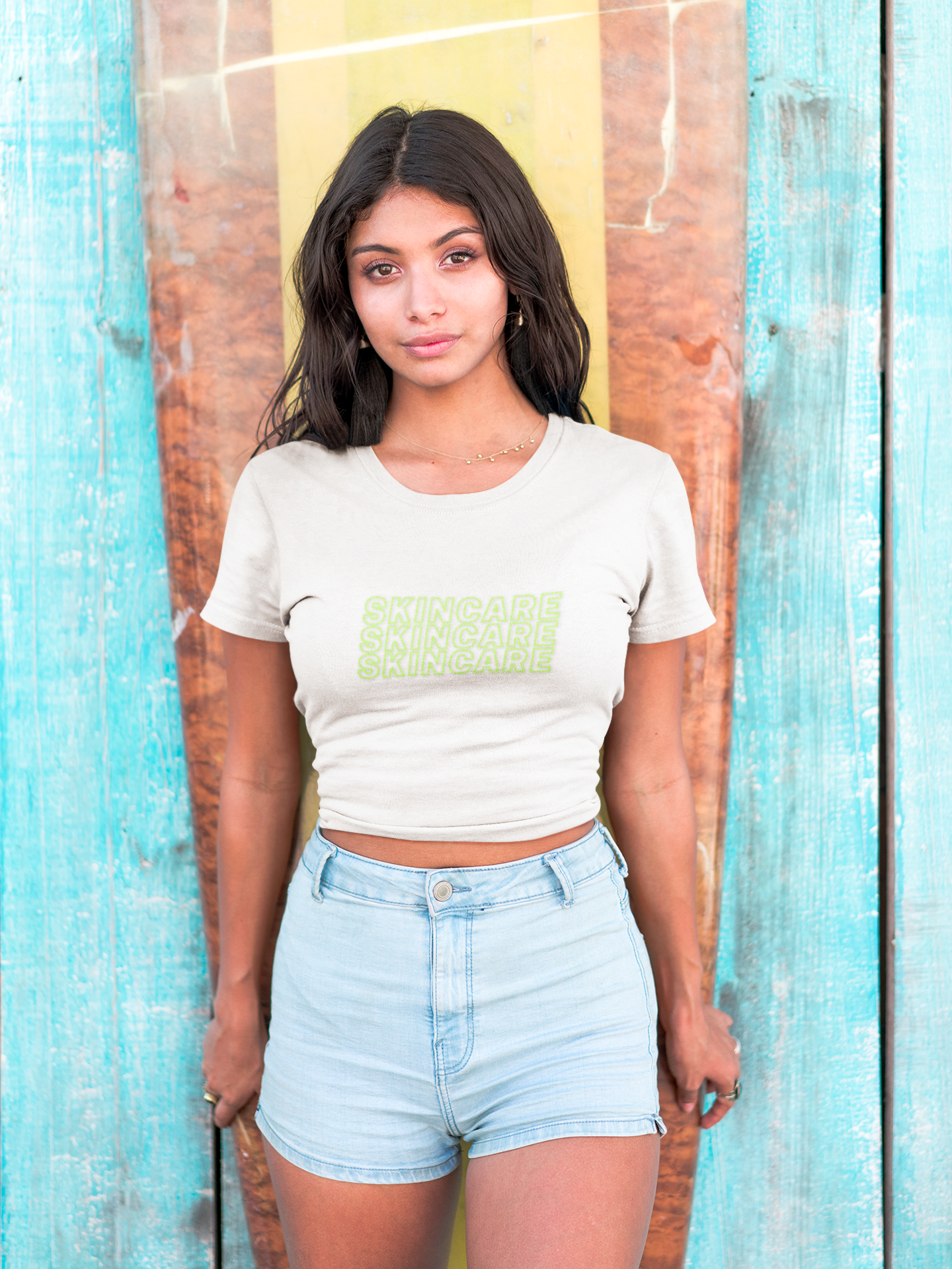 Skin Care Club— Crop Tee