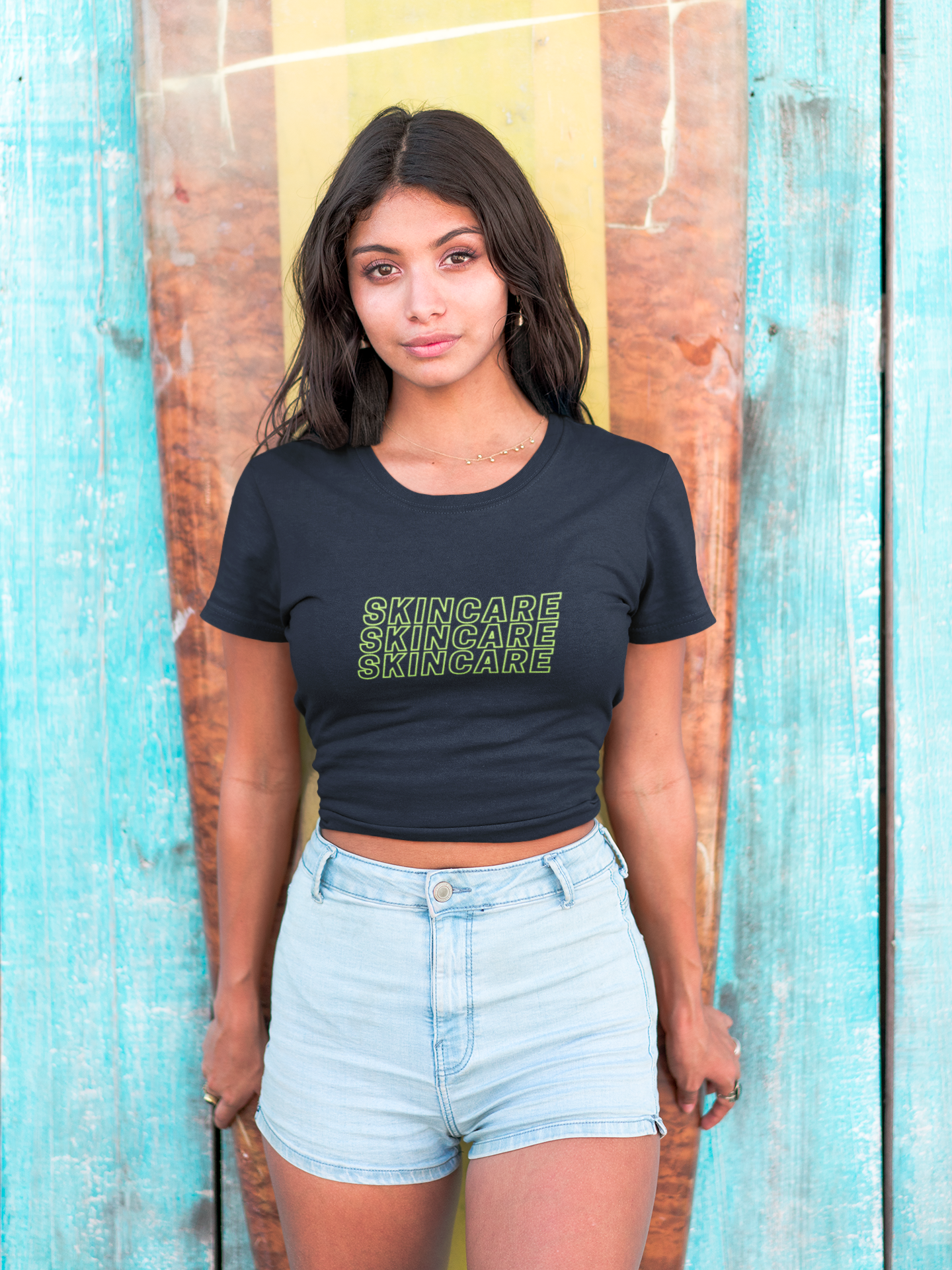 Skin Care Club— Crop Tee